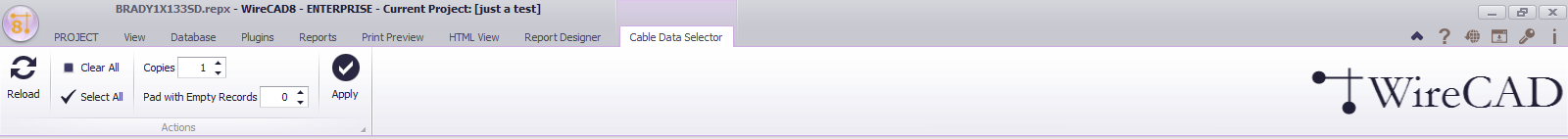 ribbon_reports_cable_data_selector
