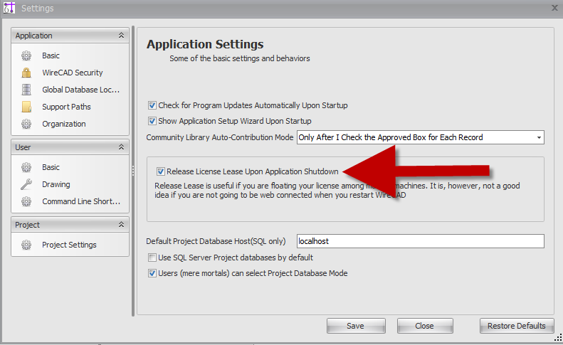 Release License Lease Upon Application Shutdown